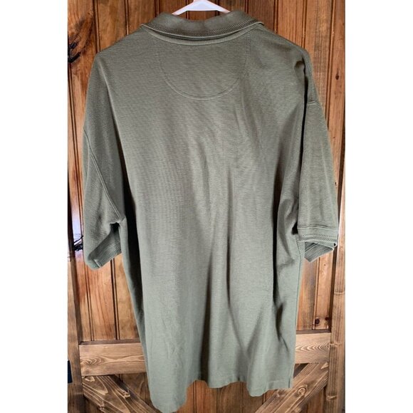 La Cabana Men's Polo Shirt Green Size Large - Picture 3 of 6